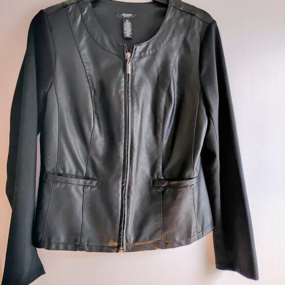 ALFANI Faux Leather Jacket - Picture 2 of 4